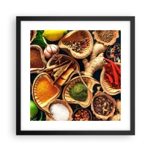 Plakat w czarnej ramie - Bierz, co chcesz - 40x40 cm