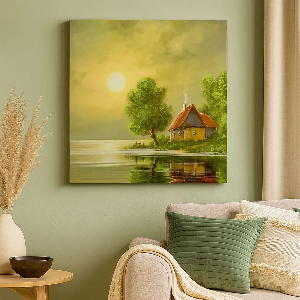 Obraz na płótnie - Pięknie, jak z obrazka - 30x30 cm