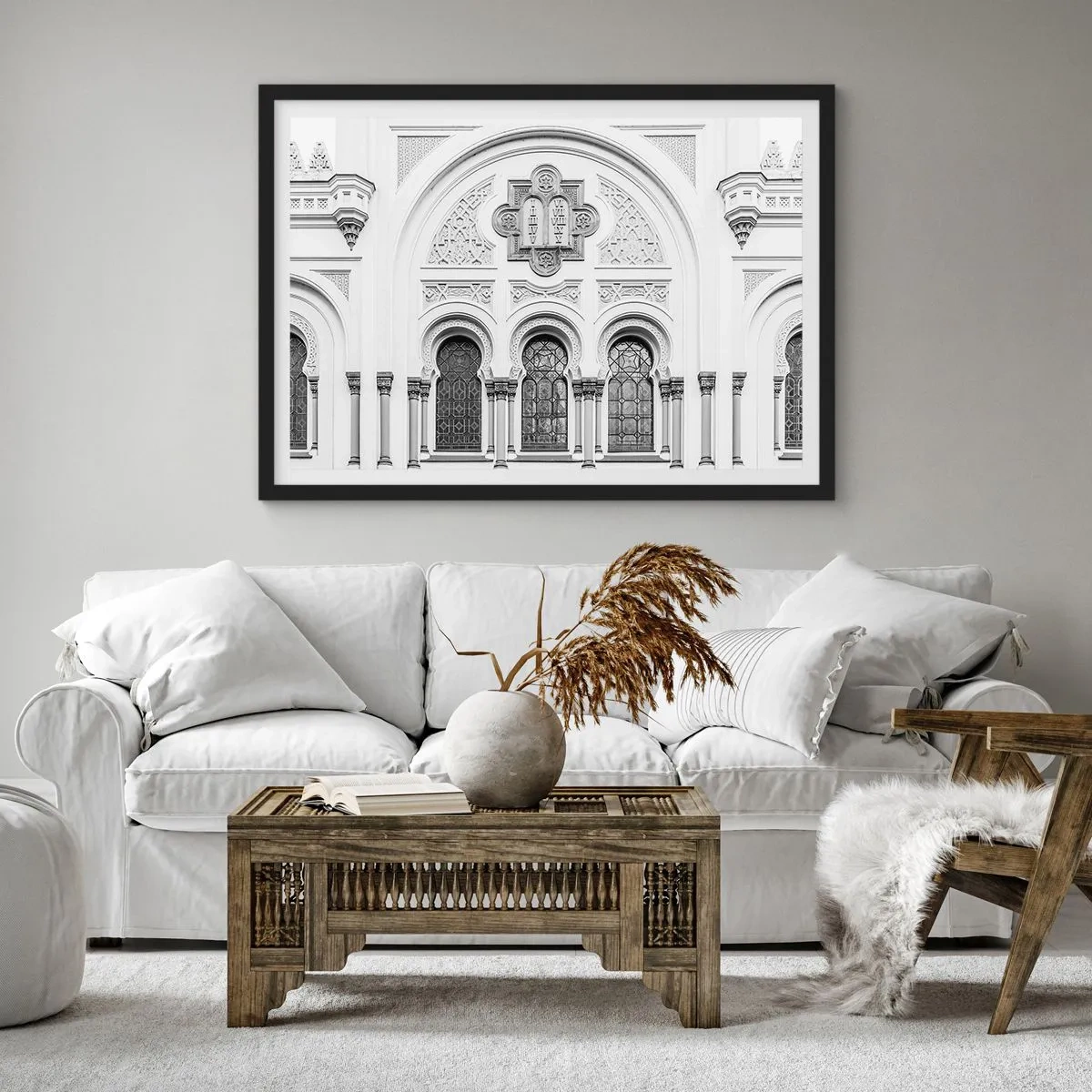 Plakat w czarnej ramie - Na pograniczu kultur - 91x61 cm