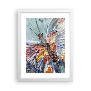 Plakat w białej ramie - Pomalowany przez naturę - 30x40 cm