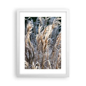 Plakat w białej ramie - Szronem ustrojone - 30x40 cm