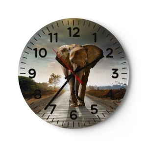 Zegar ścienny - I wcale nie w składzie porcelany - 40x40 cm