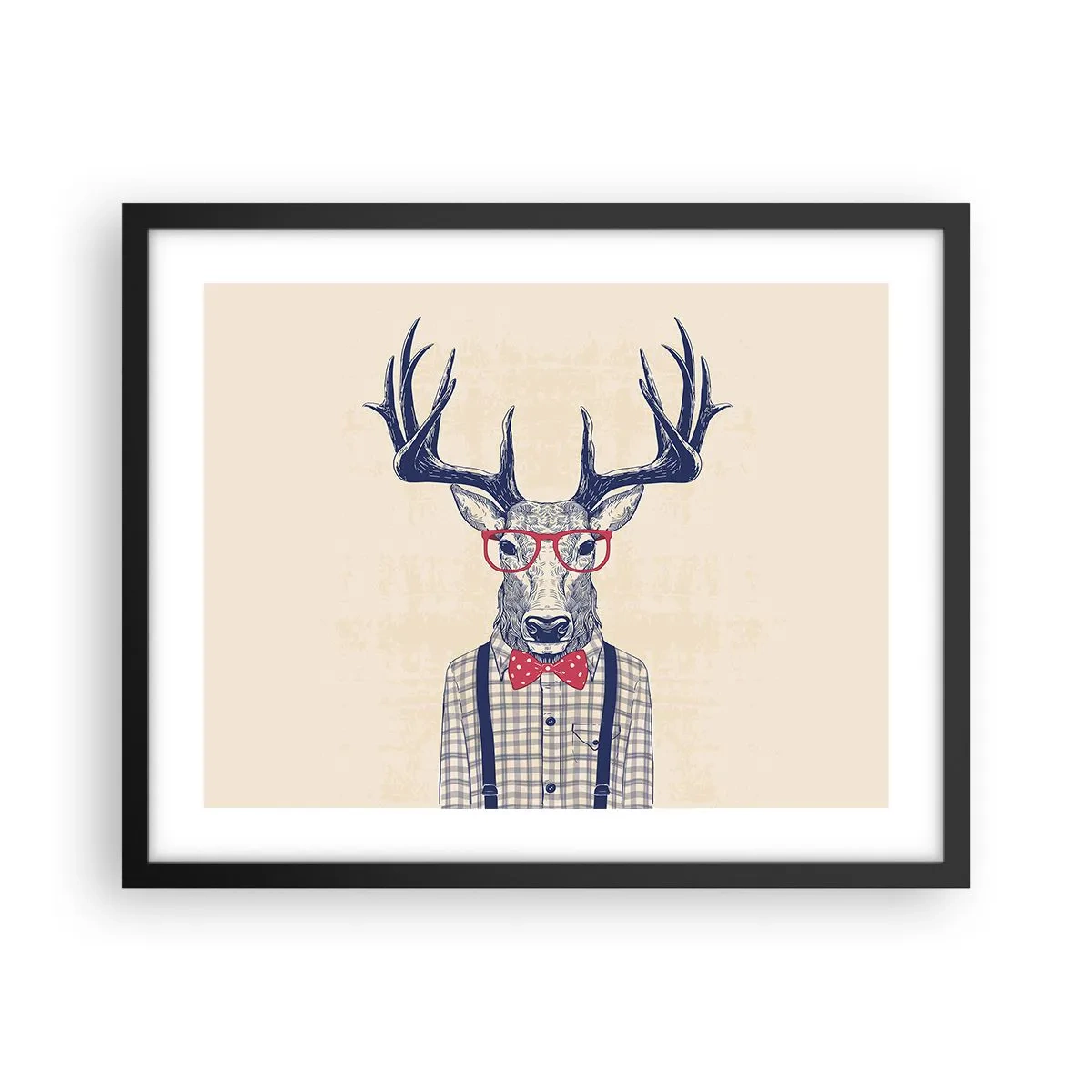 Plakat w czarnej ramie - Zabawna ekstrawagancja - 50x40 cm