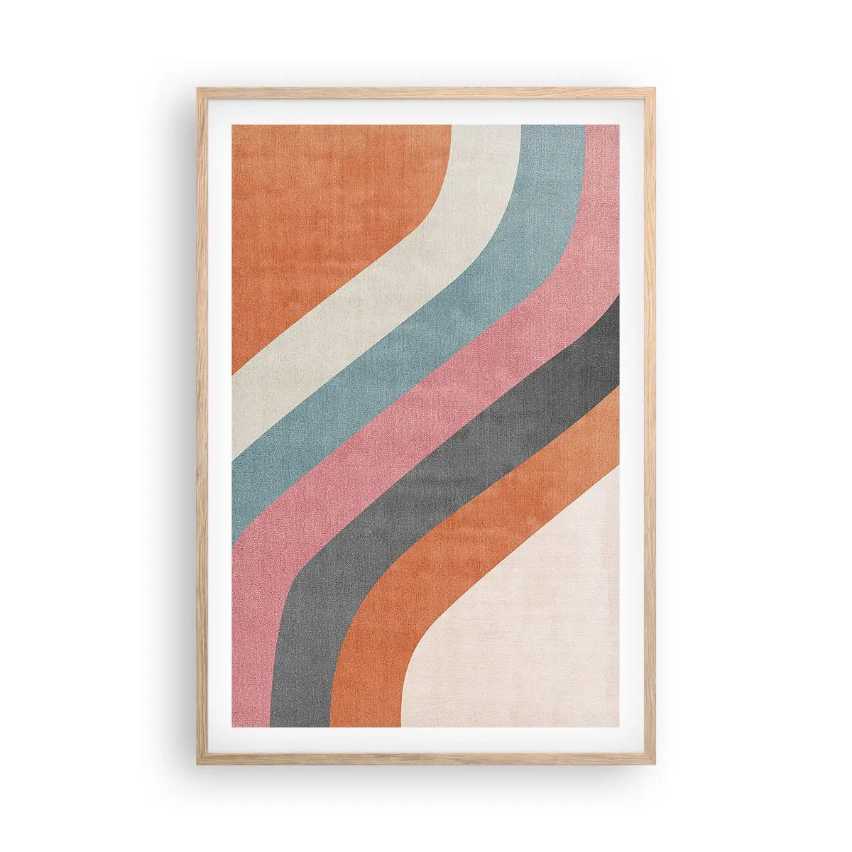 Plakat w ramie jasny dąb - Kompozycja diagonalna – ruch - 61x91 cm