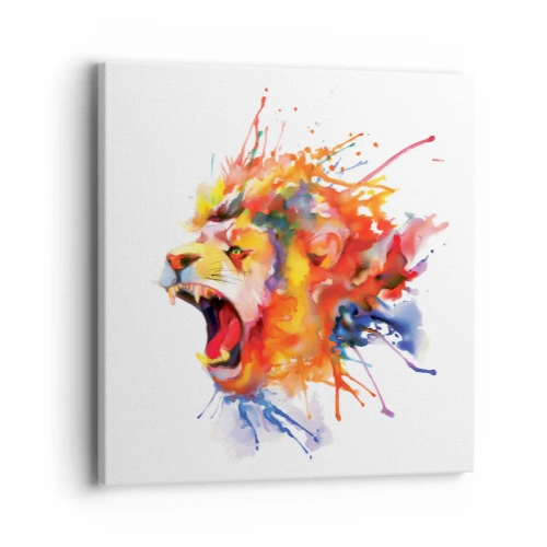 Obraz na płótnie - Wybuchnąć gniewem - 40x40 cm