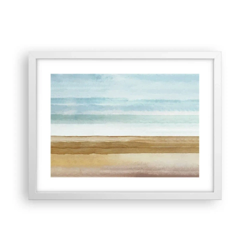 Plakat w białej ramie - Ukojenie - 40x30 cm