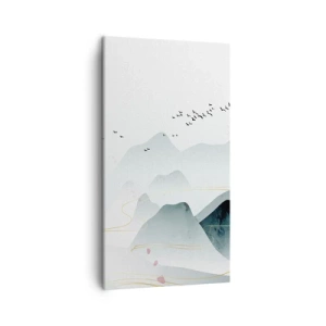 Obraz na płótnie - Ponad szczytami - 45x80 cm
