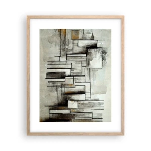 Plakat w ramie jasny dąb - Siła prostoty - 40x50 cm