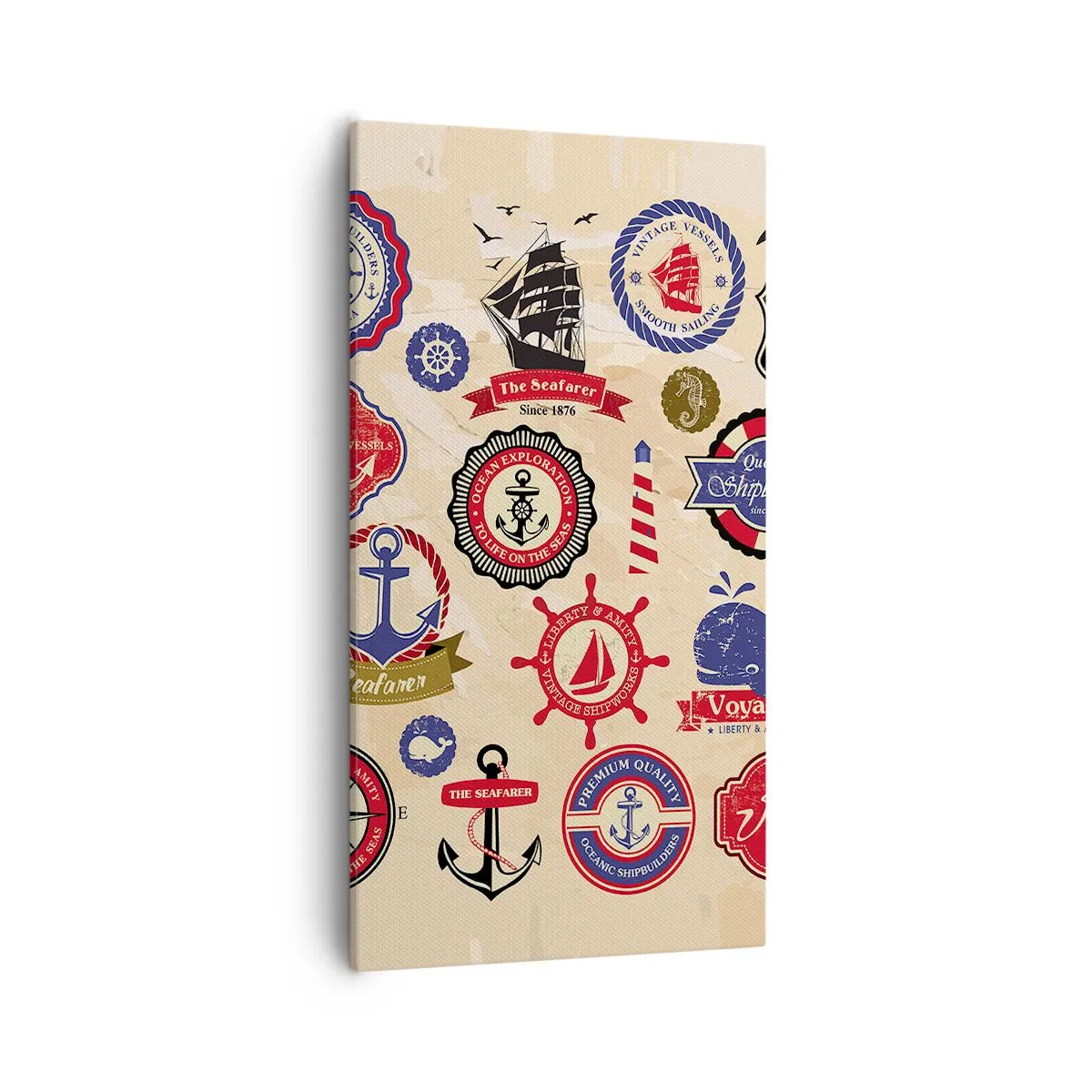 Obraz na płótnie - Żeglarskie braterstwo - 55x100 cm