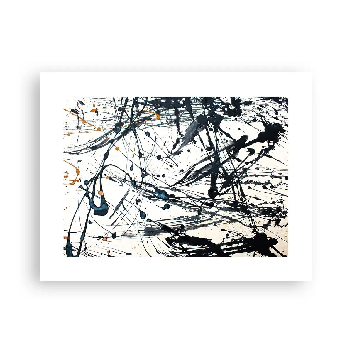 Plakat - Abstrakcja ekspresjonistyczna - 40x30 cm
