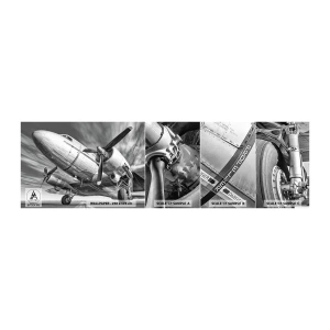 Fototapeta Próbka Samoprzylepna Deluxe Sticker - Zawsze gotowy do lotu - Samolot, Retro, Lotnictwo - 100x30 cm