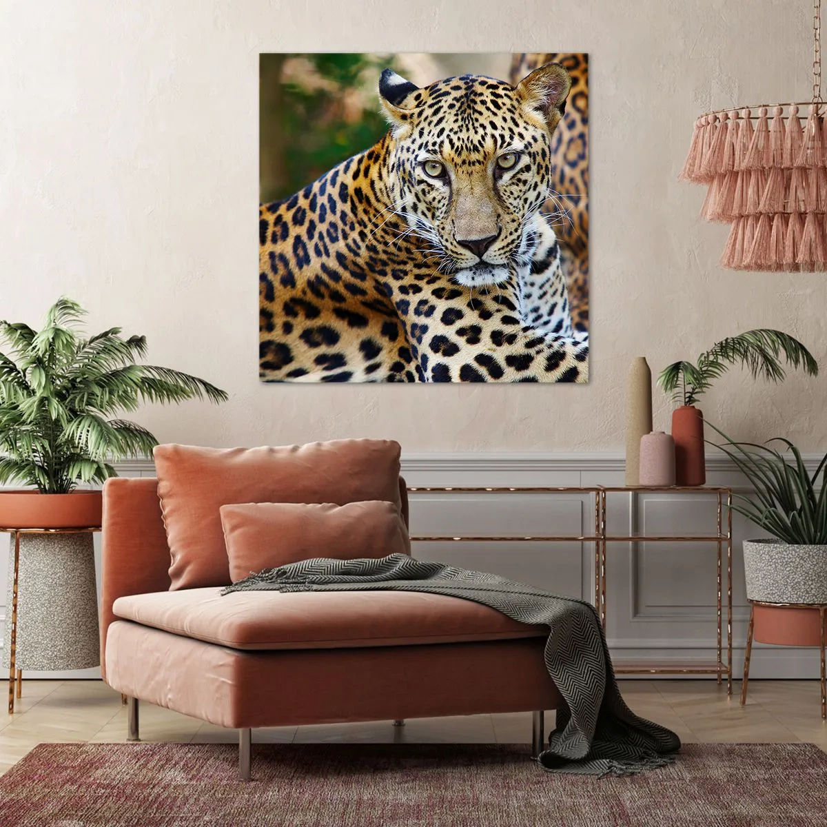 Obraz na płótnie - Dziki i spokojny - 50x50 cm