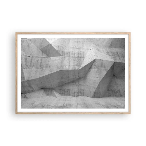 Plakat w ramie jasny dąb - Prawdziwe wyzwanie - 100x70 cm