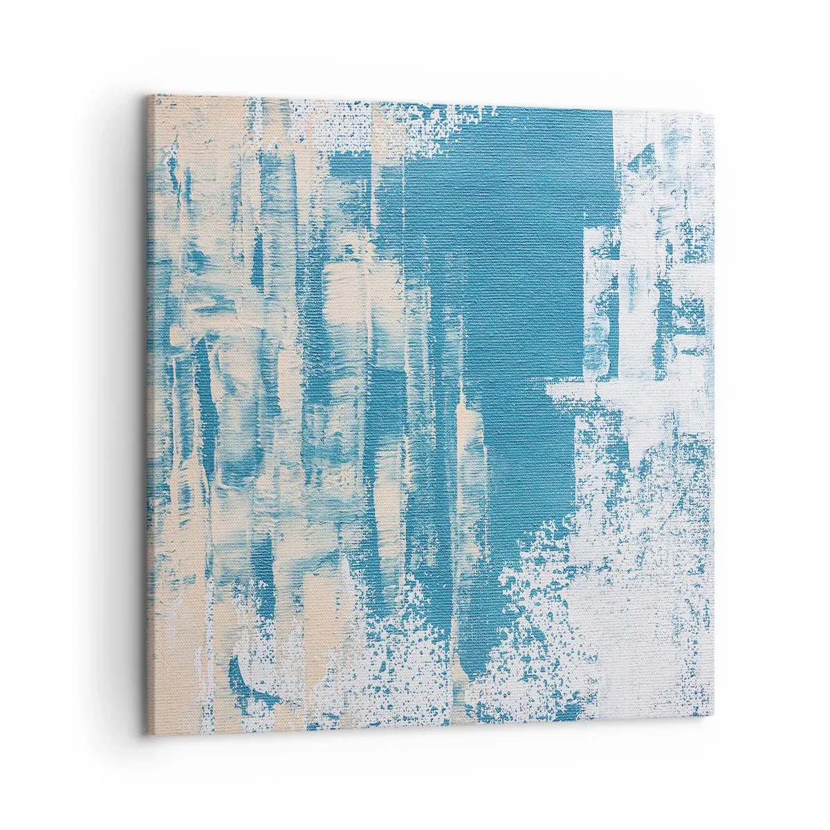 Obraz na płótnie - Przez lodowy sopel - 50x50 cm