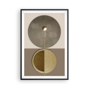 Plakat w czarnej ramie - Doskonała równowaga - 61x91 cm