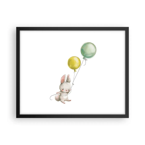 Plakat w czarnej ramie - Też polecę! - 50x40 cm