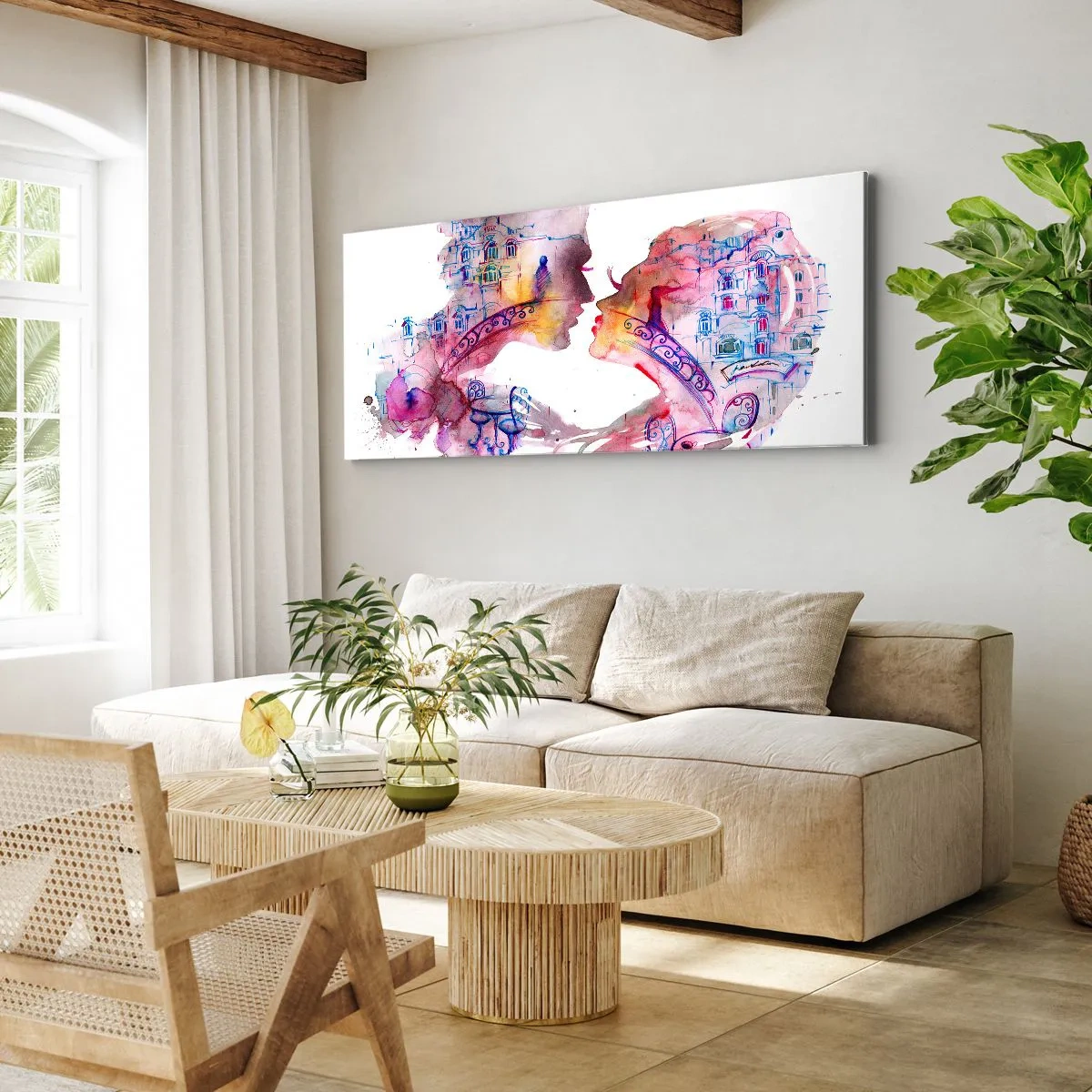 Obraz na płótnie - Tajemny most westchnień - 90x30 cm