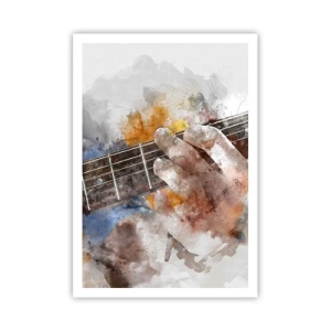 Plakat - Poezja między strunami - 70x100 cm