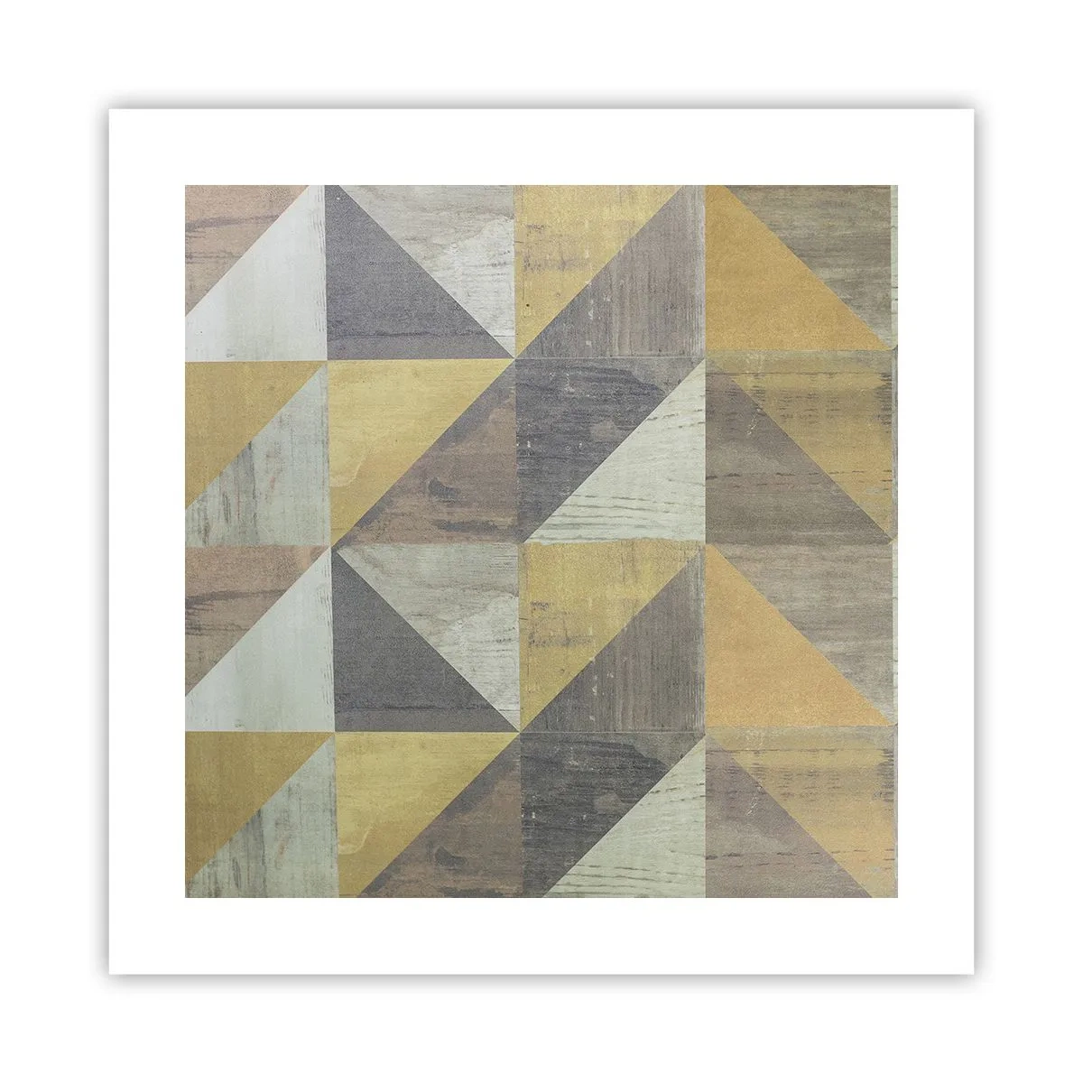 Plakat - Pod kątem trójkąta - 40x40 cm