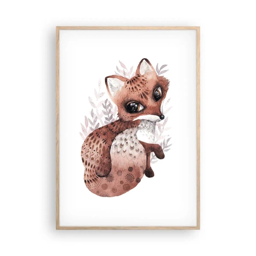 Plakat w ramie jasny dąb - Tylko pokochać - 70x100 cm