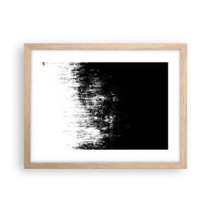 Plakat w ramie jasny dąb - I zwycięzcą jest… - 40x30 cm