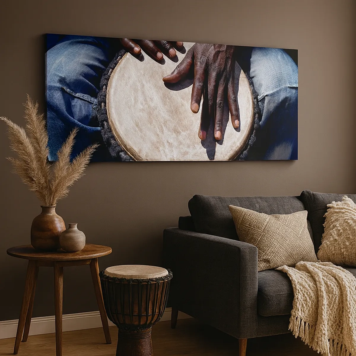 Obraz na płótnie - Żyj w swoim rytmie - 30x30 cm