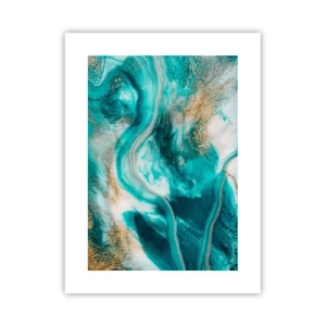 Plakat - Rzeka złota - 30x40 cm