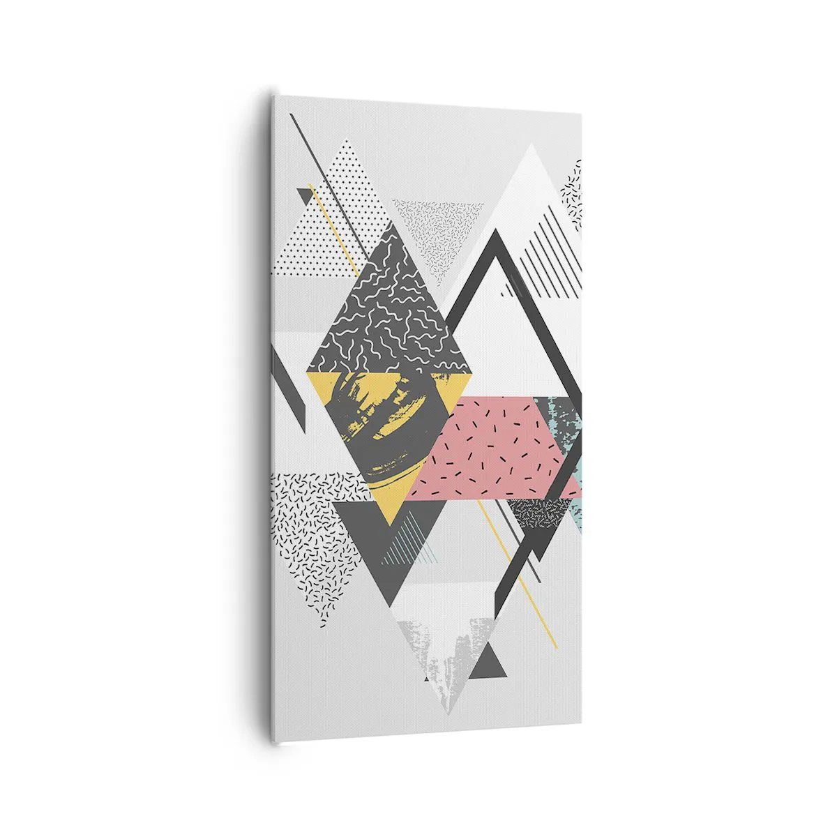 Obraz na płótnie - Wariacja na trójkąt i romb - 65x120 cm