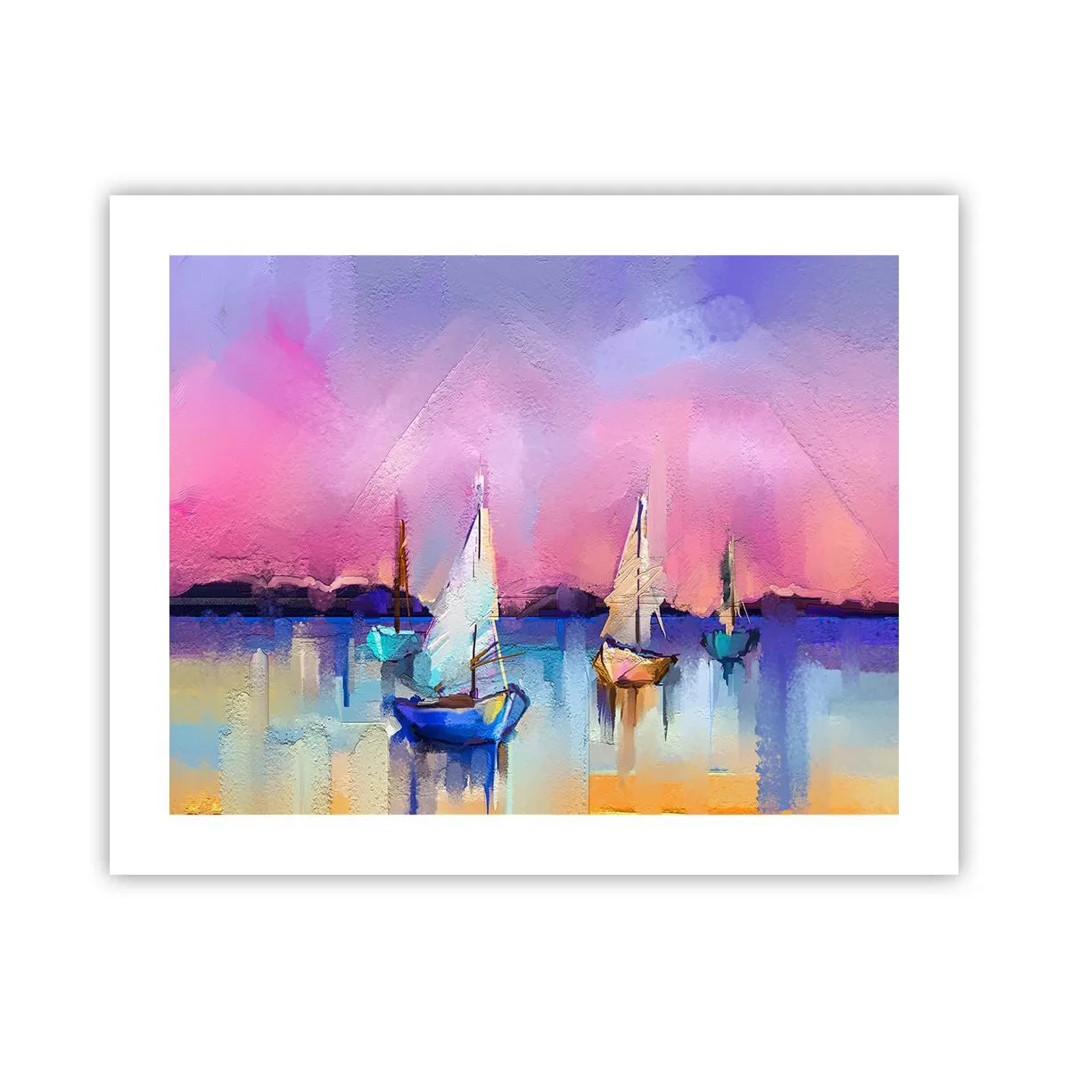 Plakat - Kierunek: szerokie wody - 50x40 cm