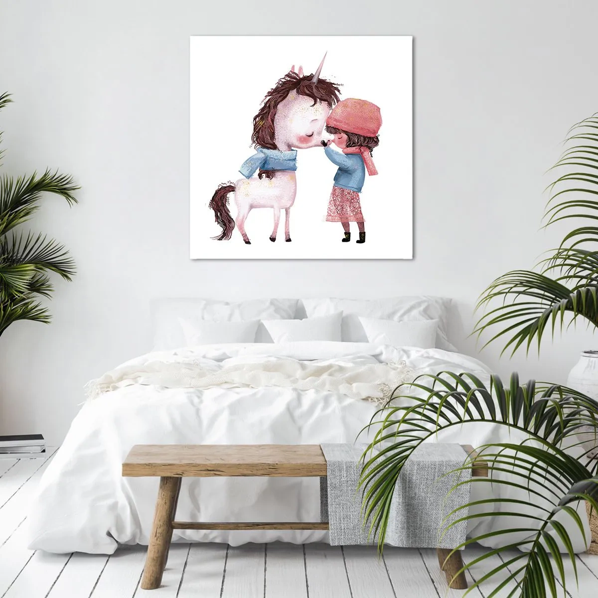 Obraz na płótnie - Zimowa opowieść - 40x40 cm