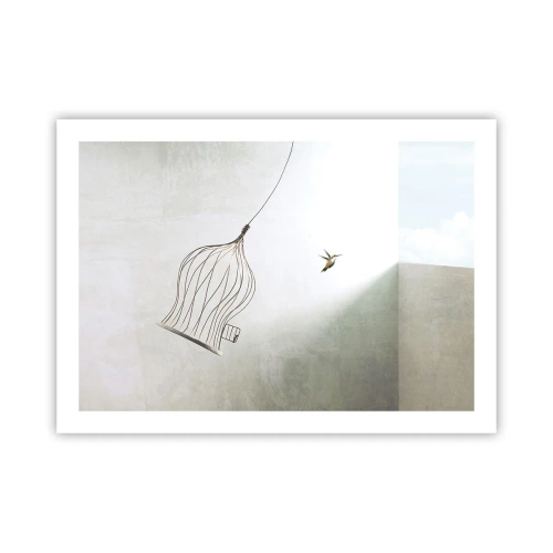 Plakat - W swoim żywiole - 70x50 cm