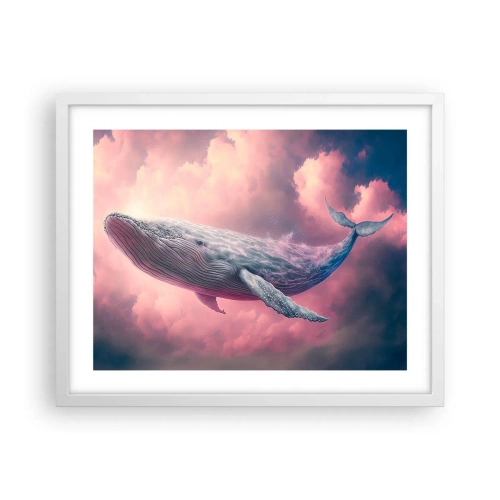 Plakat w białej ramie - Przetrzyj oczy - 50x40 cm