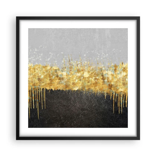 Plakat w czarnej ramie - W głąb i ku górze - 50x50 cm