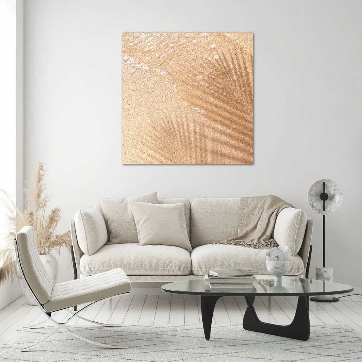 Obraz na szkle - Cień gorącego lata - 30x30 cm