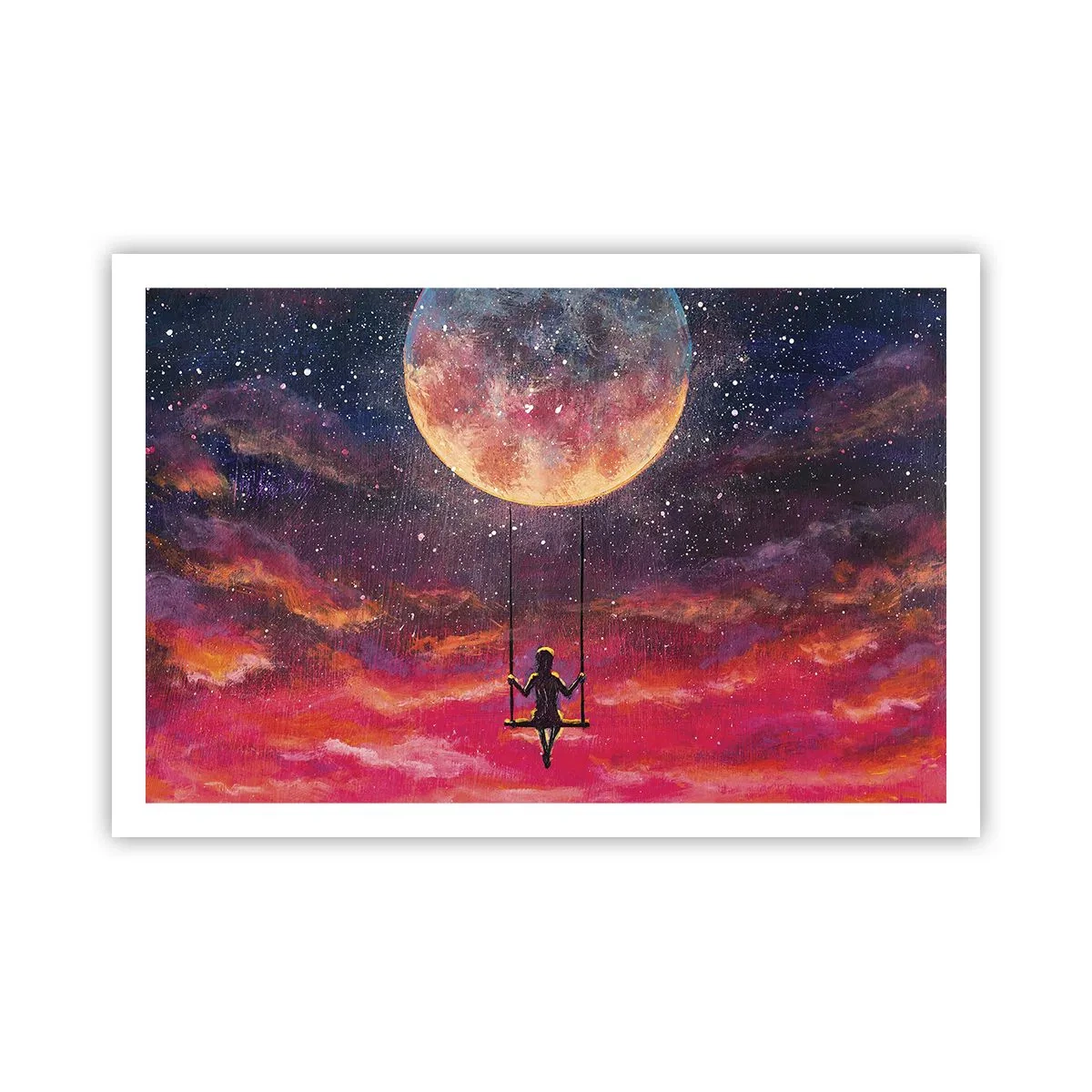 Plakat - Bujać w obłokach - 91x61 cm