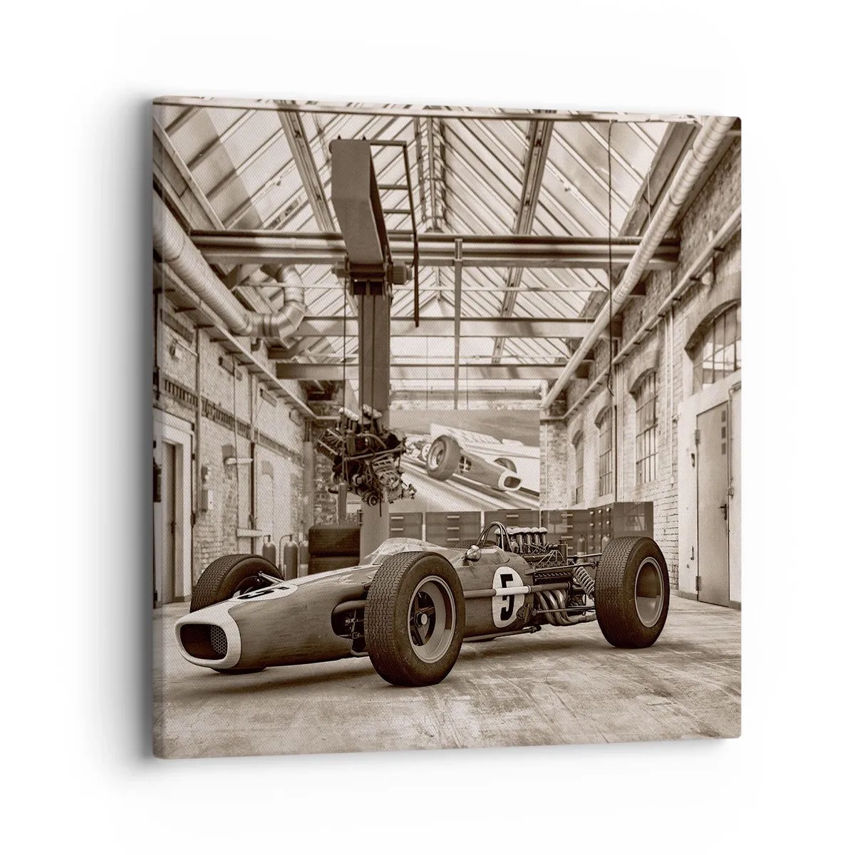 Obraz na płótnie - Odpoczynek zwycięzcy - 40x40 cm