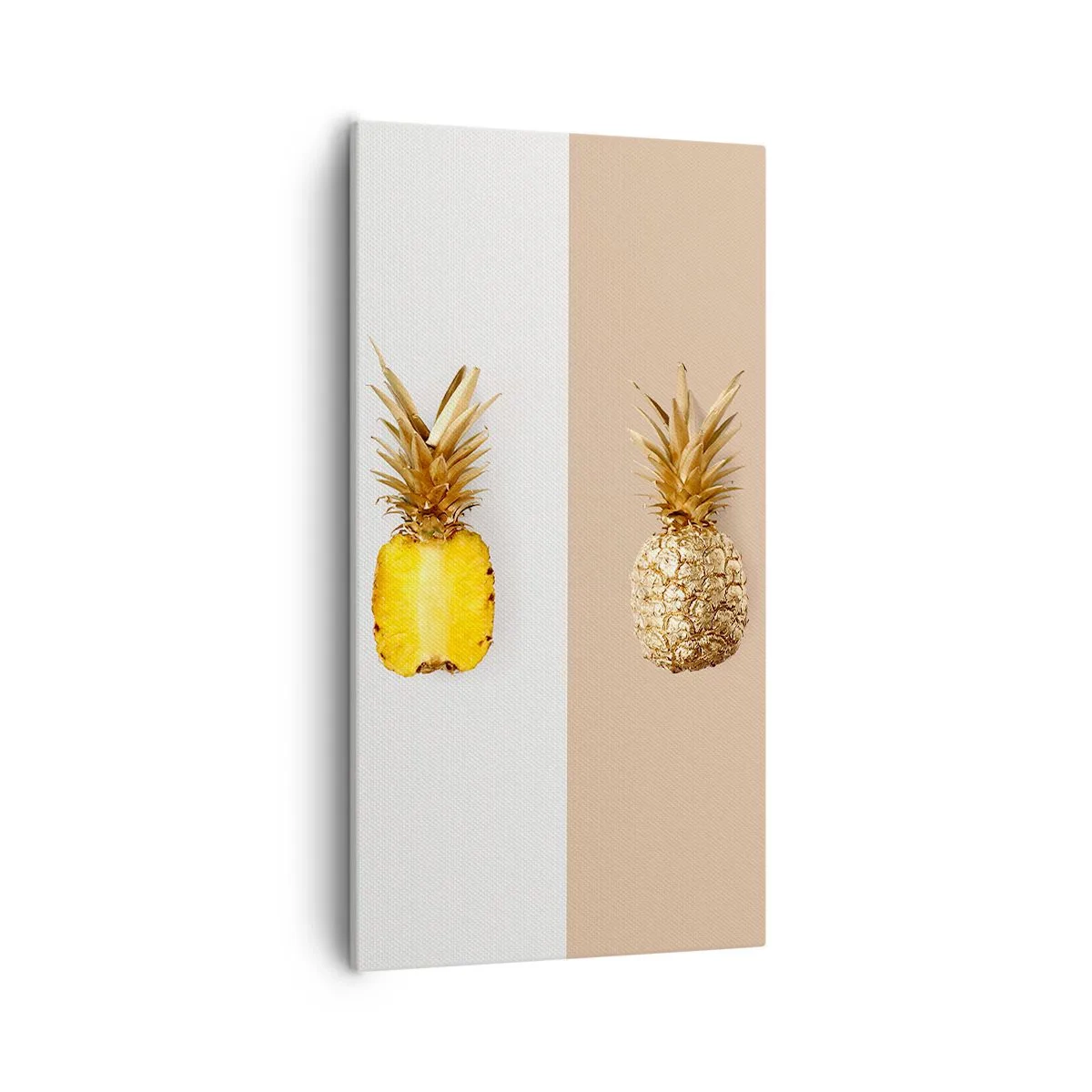 Obraz na płótnie - Ananas dla nas - 55x100 cm