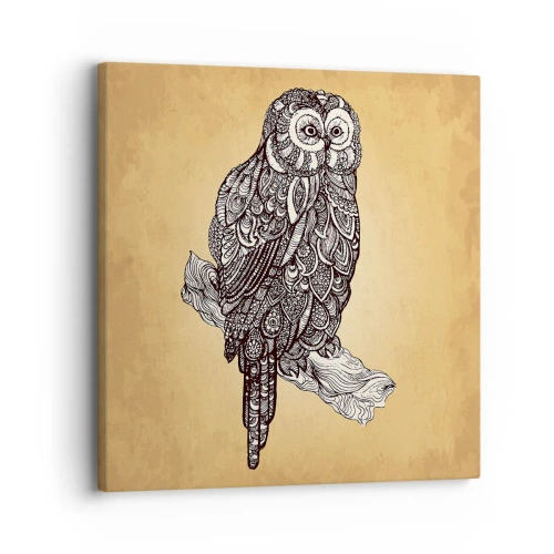 Obraz na płótnie - Misterne ornamenty mądrości - 30x30 cm