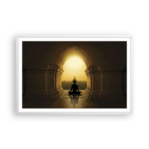 Plakat w białej ramie - Pełna harmonia - 91x61 cm