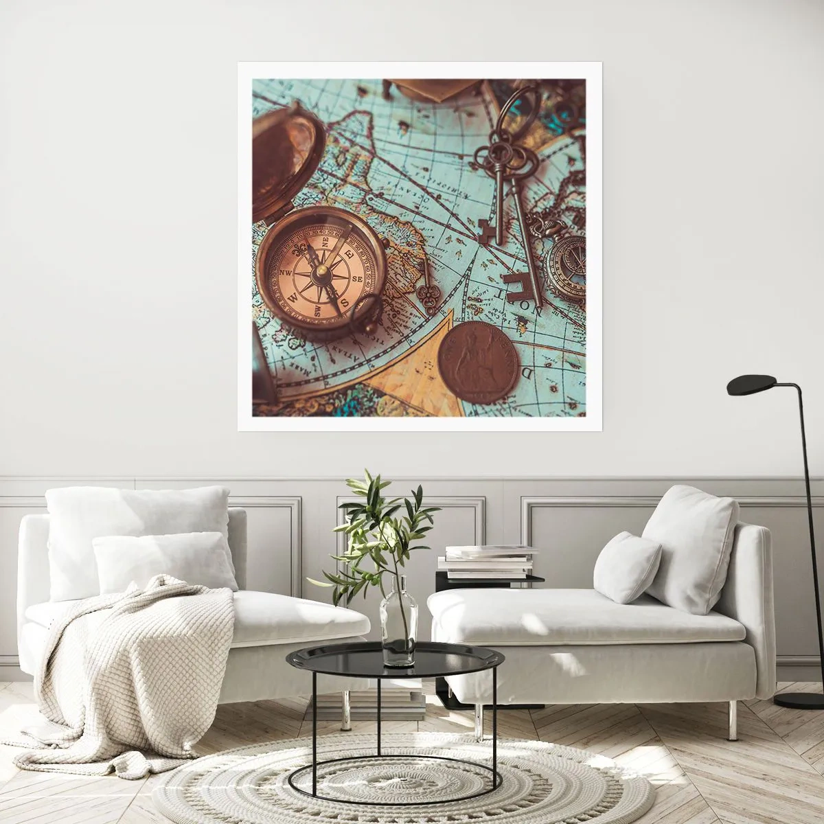 Plakat - Dla poszukiwacza przygód - 40x40 cm