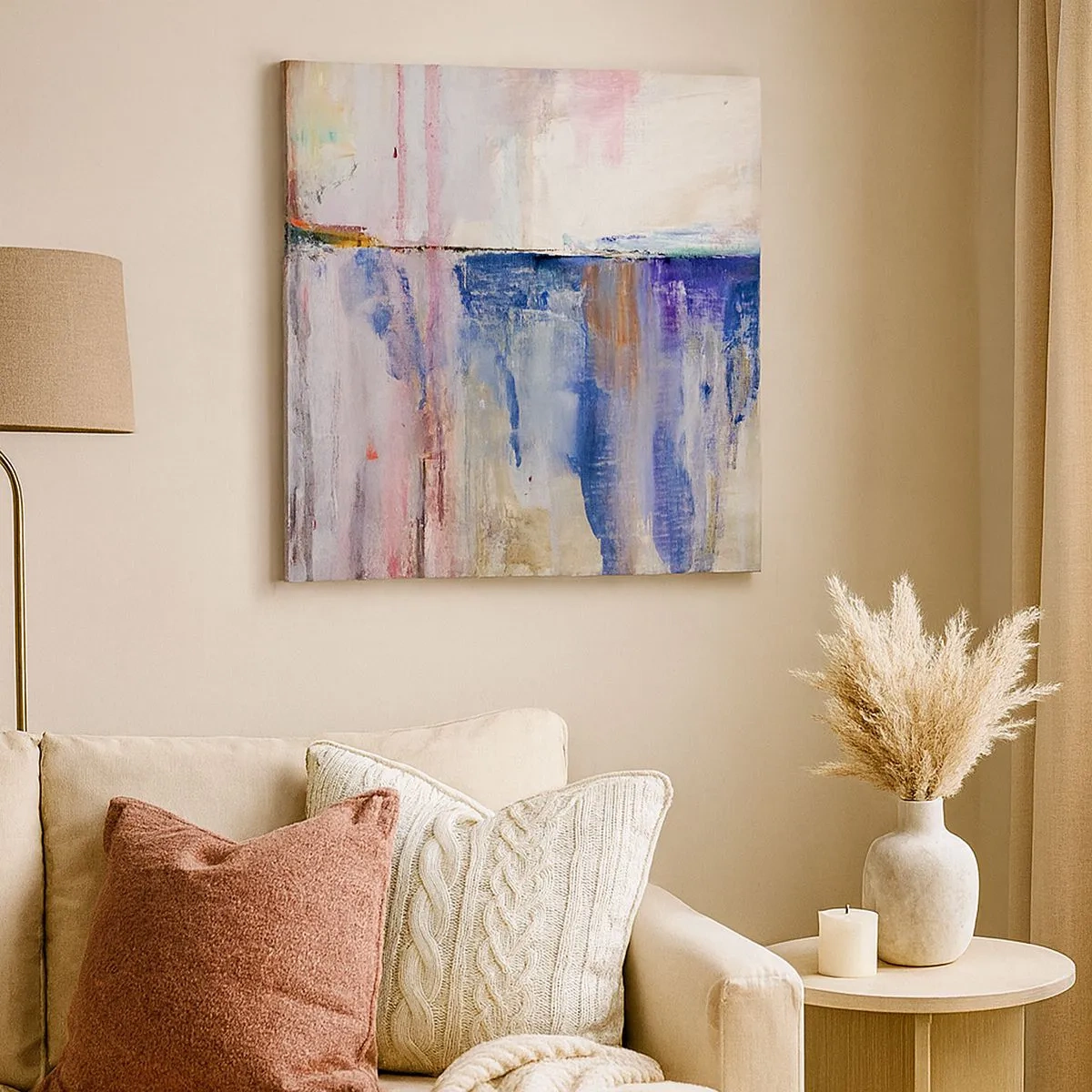 Obraz na płótnie - Barwne wrażenia i skojarzenia - 30x30 cm