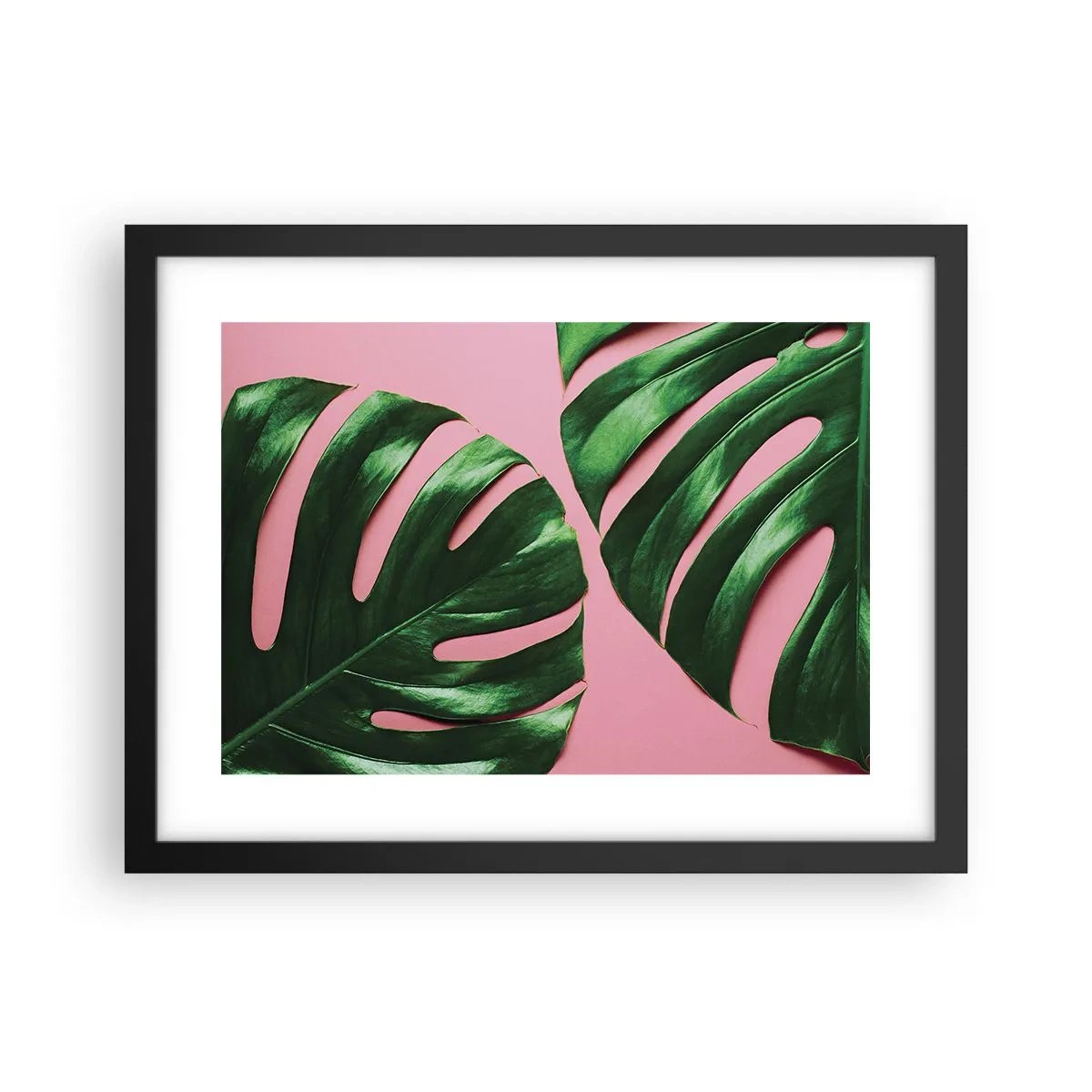 Plakat w czarnej ramie - Zielone rendez-vous - 40x30 cm