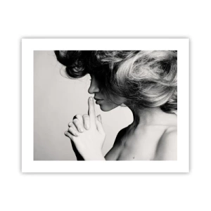 Plakat - Zasłuchana w sobie - 50x40 cm