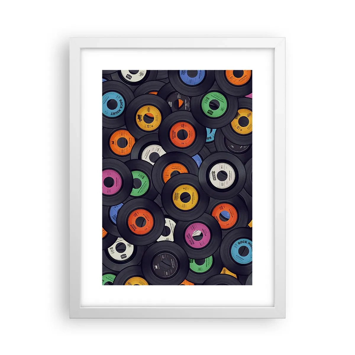 Plakat w białej ramie - Kolory klasyki - 30x40 cm