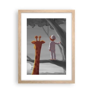 Plakat w ramie jasny dąb - To się naprawdę dzieje - 30x40 cm
