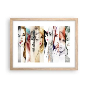 Plakat w ramie jasny dąb - I zawsze to TY - 40x30 cm