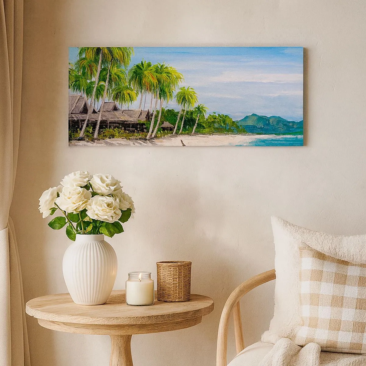 Obraz na płótnie - Egzotyczny sen - 100x40 cm