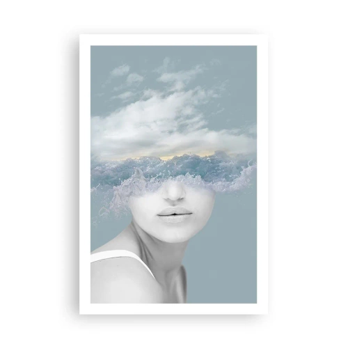 Plakat - Z głową w chmurach - 61x91 cm