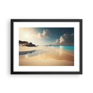 Plakat w czarnej ramie - Wymarzony dzień - 40x30 cm