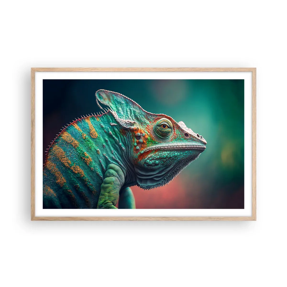 Plakat w ramie jasny dąb - Widzisz mnie? Niedobrze… - 91x61 cm